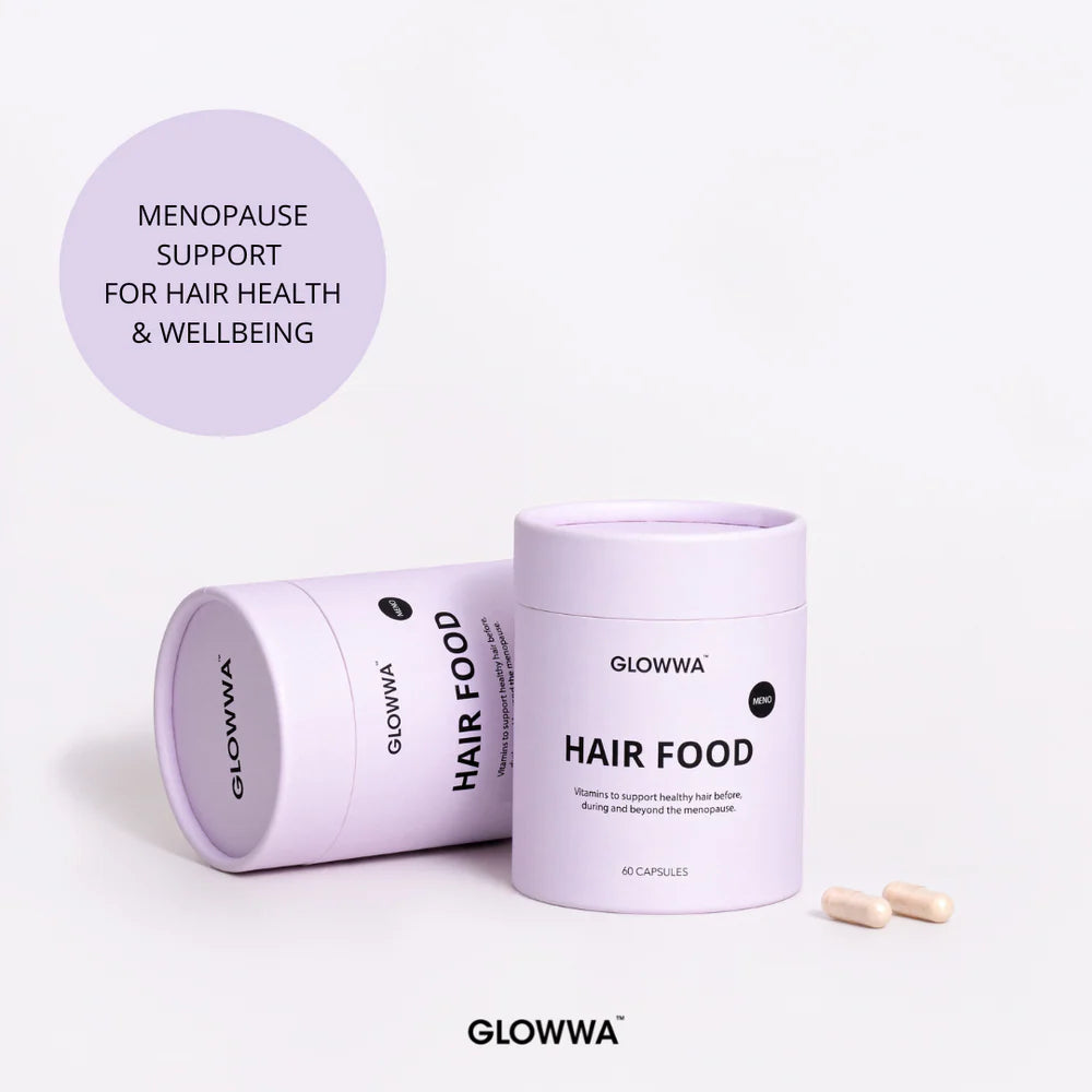 Glowwa Hair Food Meno results – reduces hair loss during menopause