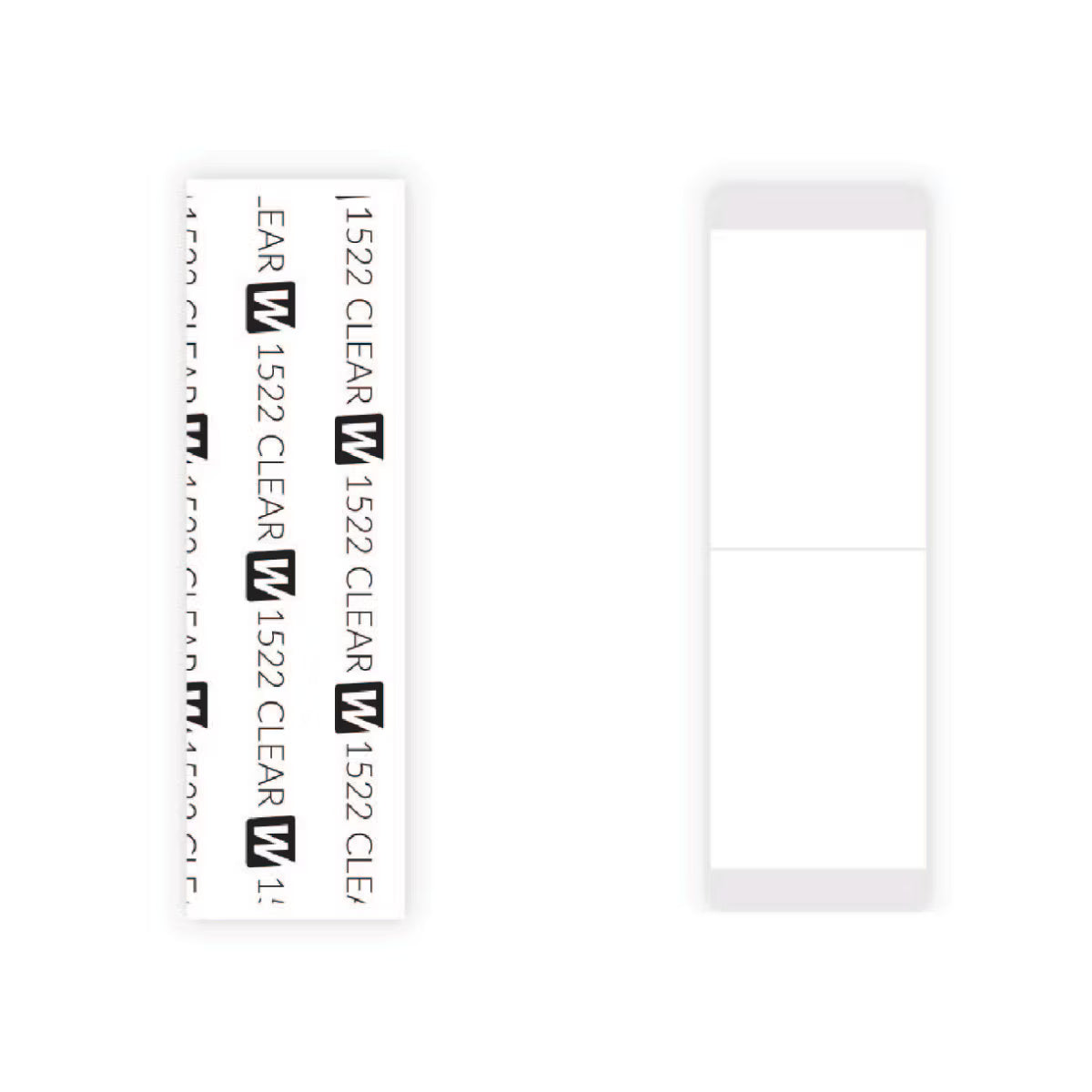 Walker Tape 1522 Clear Strips – Daily Wear Hairpiece Tape (1" x 3" / 25 mm x 76 mm – 36 pcs)
